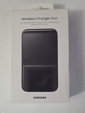 Samsung Wireless Charger Duo - Black and Dark Gray